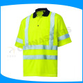 Polo de seguridad, camisas de polo color brillante, camisetas de polo amarillo de seguridad